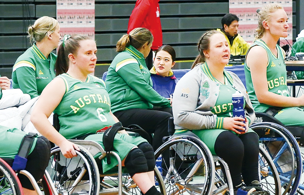 国際親善女子車いすバスケットボール大阪大会の選手
