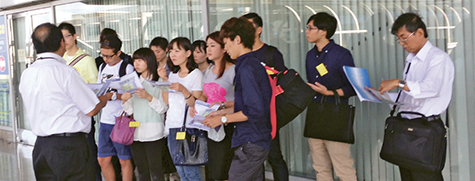 関西国際空港航空貨物見学会