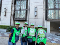 社会貢献活動に参加～英語で道案内～