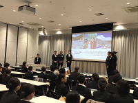 【留学生】企業連携サービスラーニング発表会の様子