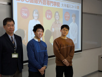 【2026年度4月入学者向け】3月21（土）の大学編入コース説明会に卒業生がきてくれました。