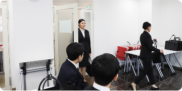入退室の練習