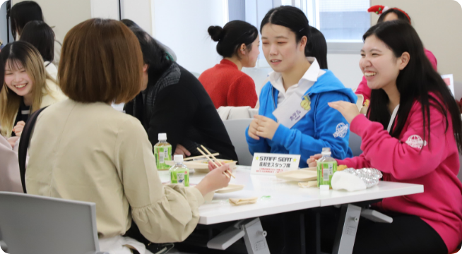 在校生とランチ交流会♪